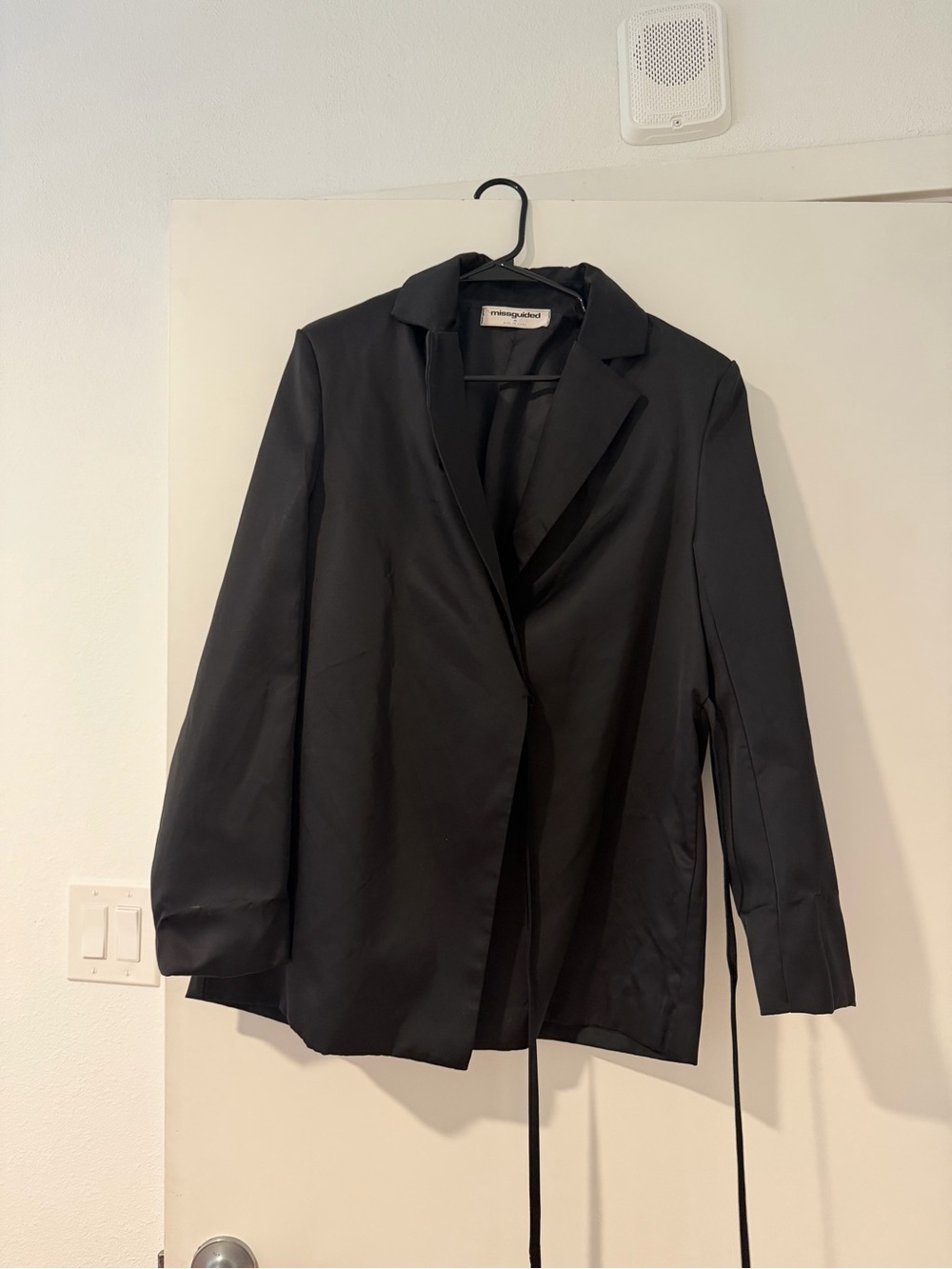 Missguided Black Tailored Blazer Jacket